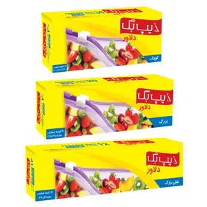 پلاستیک زیپ کیپ مدل زیپ بگ دلاور سه عددی