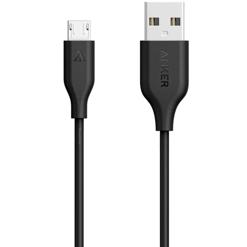 کابل تبدیل USB به microUSB انکر مدل A8132 PowerLine طول 0.9 متر کابل تبدیل USB به microUSB انکر مدل A8132 PowerLine طول 0.9 متر