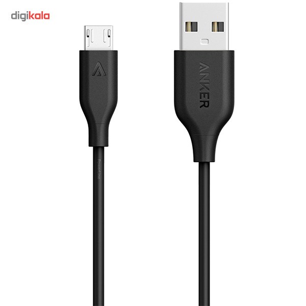 کابل تبدیل USB به microUSB انکر مدل A8132 PowerLine طول 0.9 متر