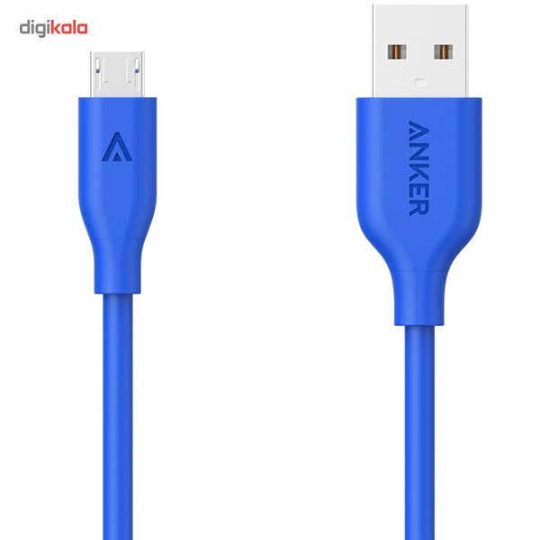 کابل تبدیل USB به microUSB انکر  مدل A8132 PowerLine طول 0.9 متر