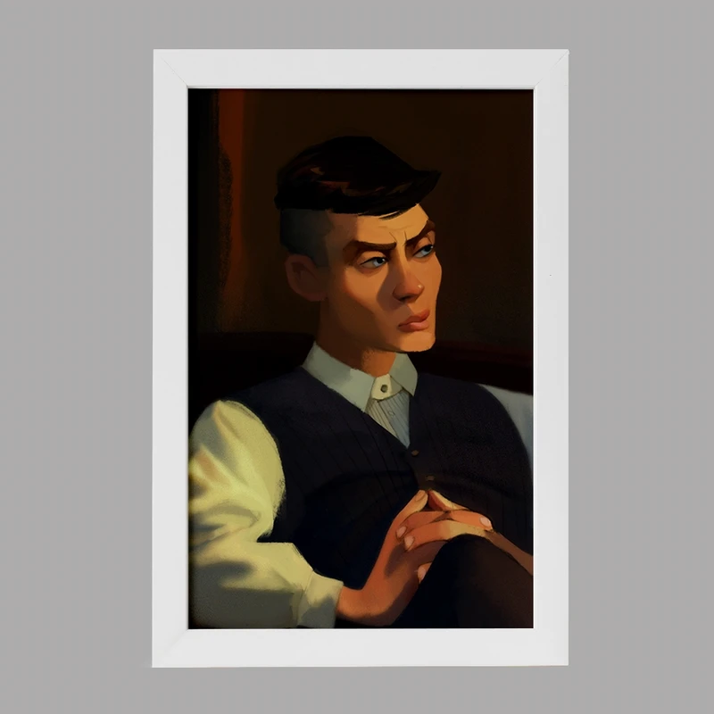 تابلو خندالو مدل پیکی بلایندرز (Peaky Blinders) کد F571