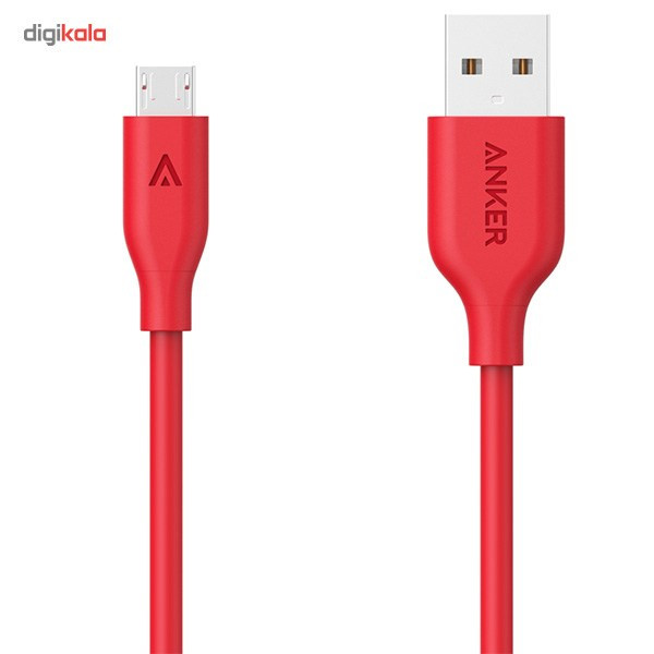 کابل تبدیل USB به microUSB انکر  مدل A8132 PowerLine طول 0.9 متر