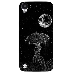 Megafone Girl and Moon 1369 Cover For Htc Desire 530