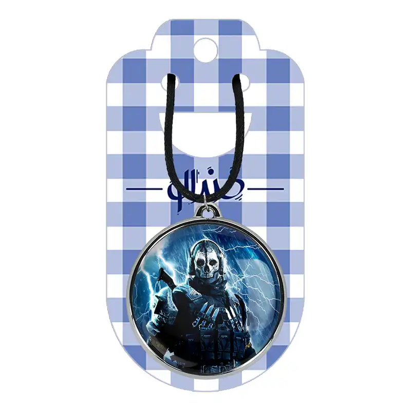 گردنبند خندالو مدل بازی کال آف دیوتی مدرن وارفر وارزون گوست کد 2611826123