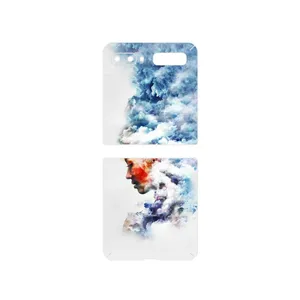 MAHOOT Women and the Cloud Digital Art Cover Sticker for Samsung Galaxy Z Flip