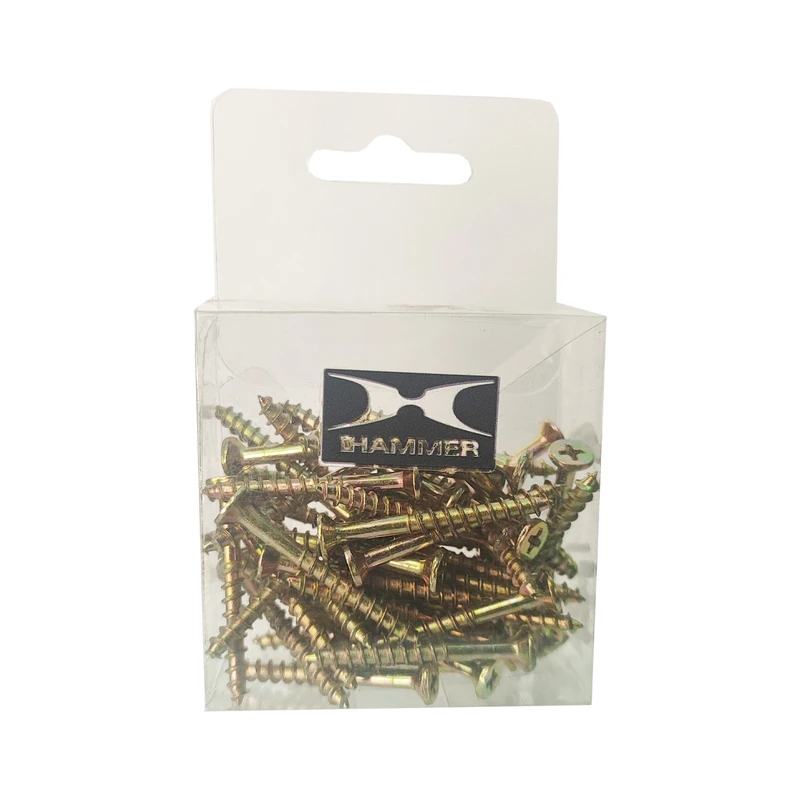 پیچ هامر مدل رولپلاکی کد 4cm بسته 50 عددی