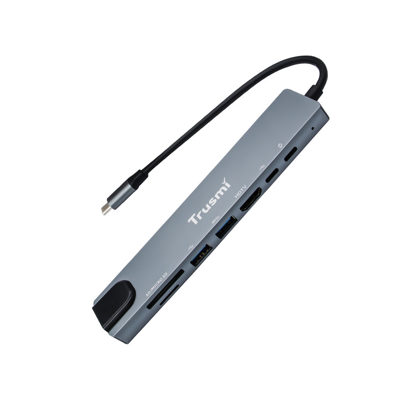 هاب 8 پورت USB-C تراسمی مدل DS01-02