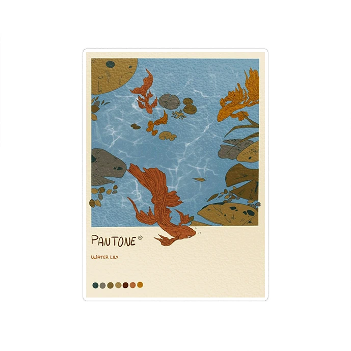  استیکر لپ تاپ ماسا دیزاین طرح PANTONE مدل STK1382