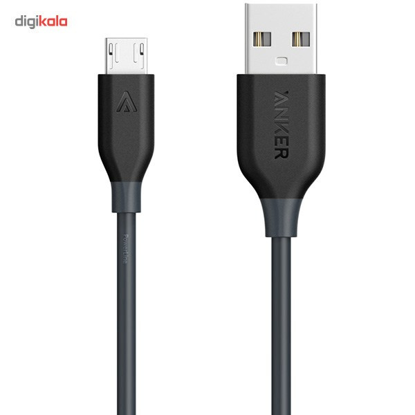 کابل تبدیل USB به microUSB انکر  مدل A8132 PowerLine طول 0.9 متر