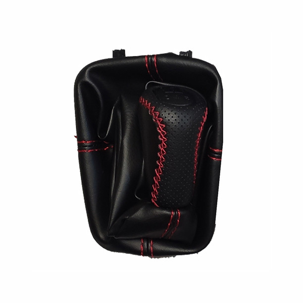 روکش فرمان کاور پلاس مدل PBLR-LUXE به همراه سر دنده وگردگیر و روکش ترمز دستی و کاور سویچ مناسب برای پراید