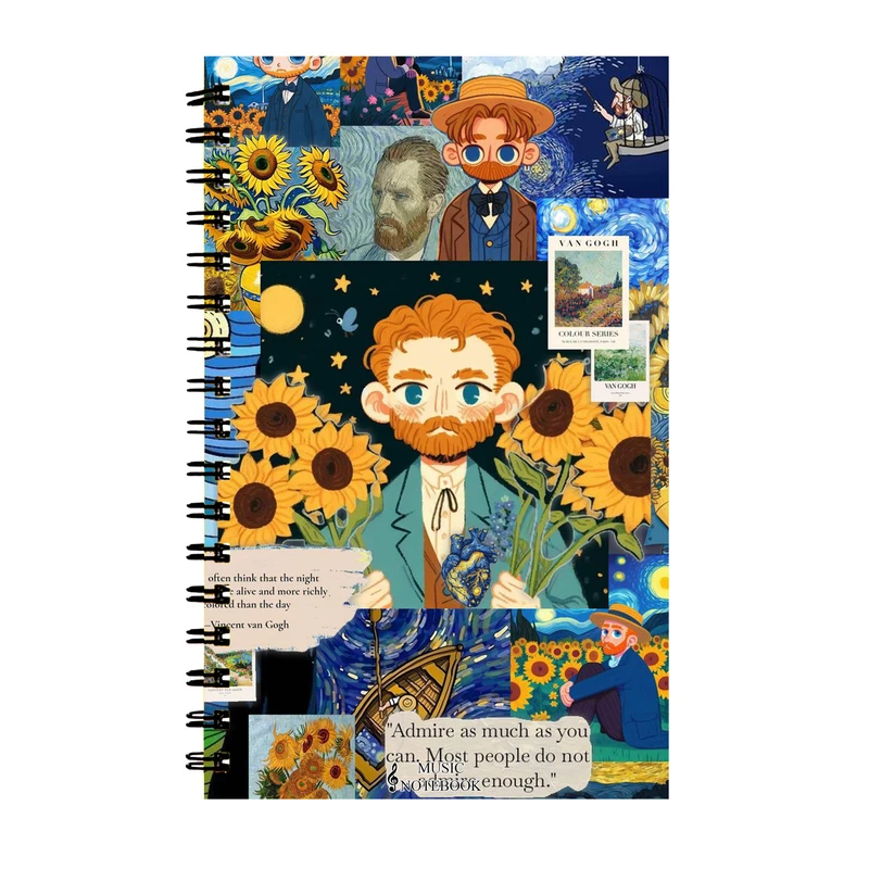 دفتر نت موسیقی 40 برگ مدل ونگوک کد 44