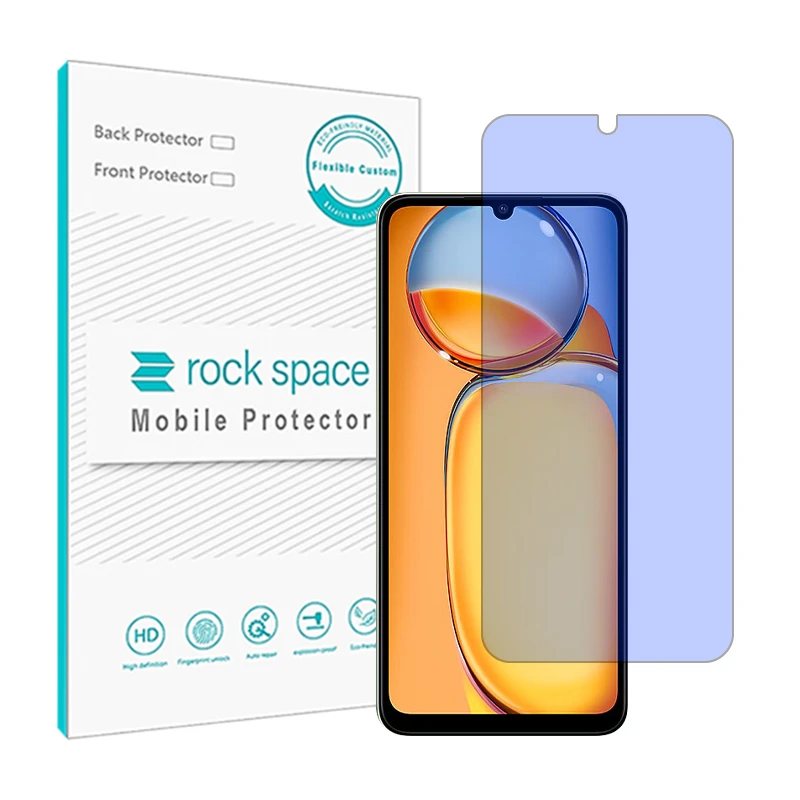 محافظ صفحه نمایش ضد اشعه آبی راک اسپیس مدل HyBLU مناسب برای گوشی موبایل شیائومی Redmi 13C