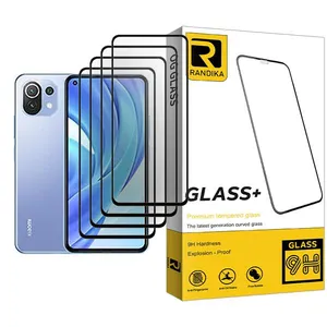 Randika Randika Glass MIX004 Screen Protector For Xiaomi Mi 11 Lite Pack Of 4