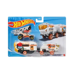 ماشین بازی هات ویلز مدل Planet Tranport کد BDW51 - GRT99 مجموعه 2 عددی