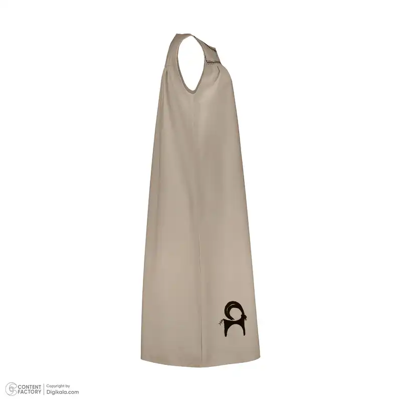 پیراهن زنانه دیجی استایل اسنشیال مدل sch-04 رنگ کرم