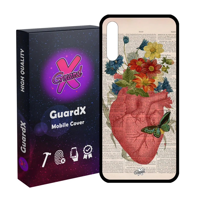 کاور گارد ایکس طرح قلب مدل Glass10505 مناسب برای گوشی موبایل سامسونگ Galaxy A30s/A50/A50s