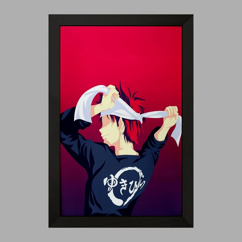 تابلو خندالو مدل سوما انیمه جنگ غذاها Food Wars  کد 16966