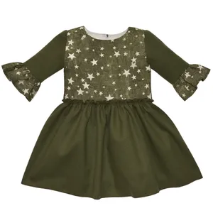 پیراهن دخترانه مدل ستاره کد 9943