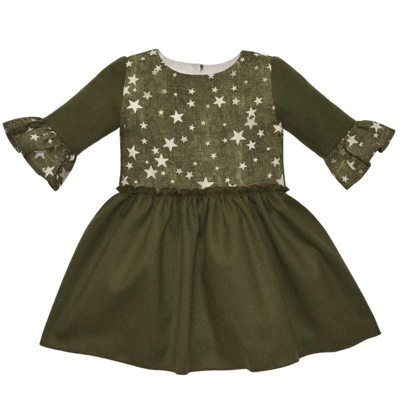 پیراهن دخترانه مدل ستاره کد 9943