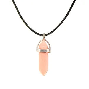 گردنبند مدل سنگ منشوری کد 01