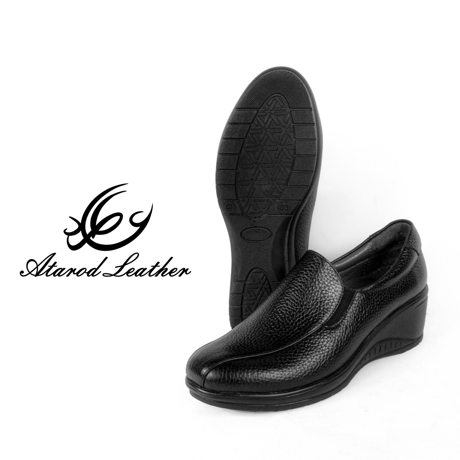 کفش روزمره زنانه چرم عطارد مدل چرم طبیعی کد SH192 -  - 3