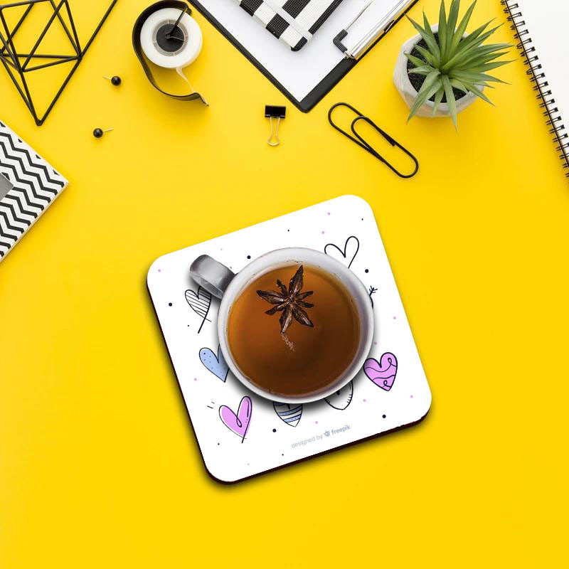 زیر لیوانی کاکتی طرح عاشقانه مدل mp37770