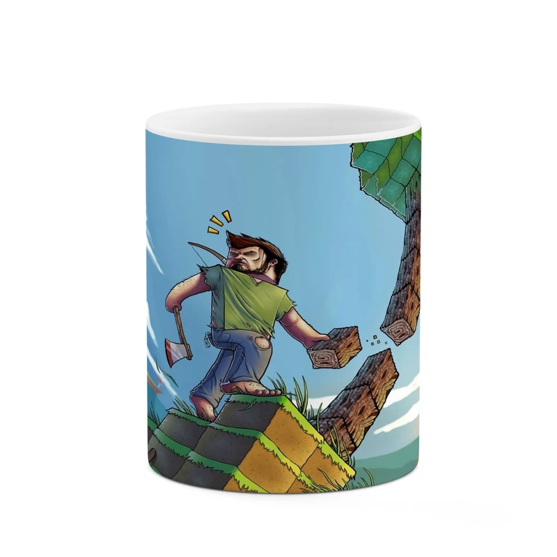 ماگ کاکتی طرح ماینکرافت minecraft مدل mgh41524