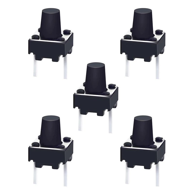 میکرو سوئیچ مدل Vertical-6×6×7-2P بسته 5 عددی