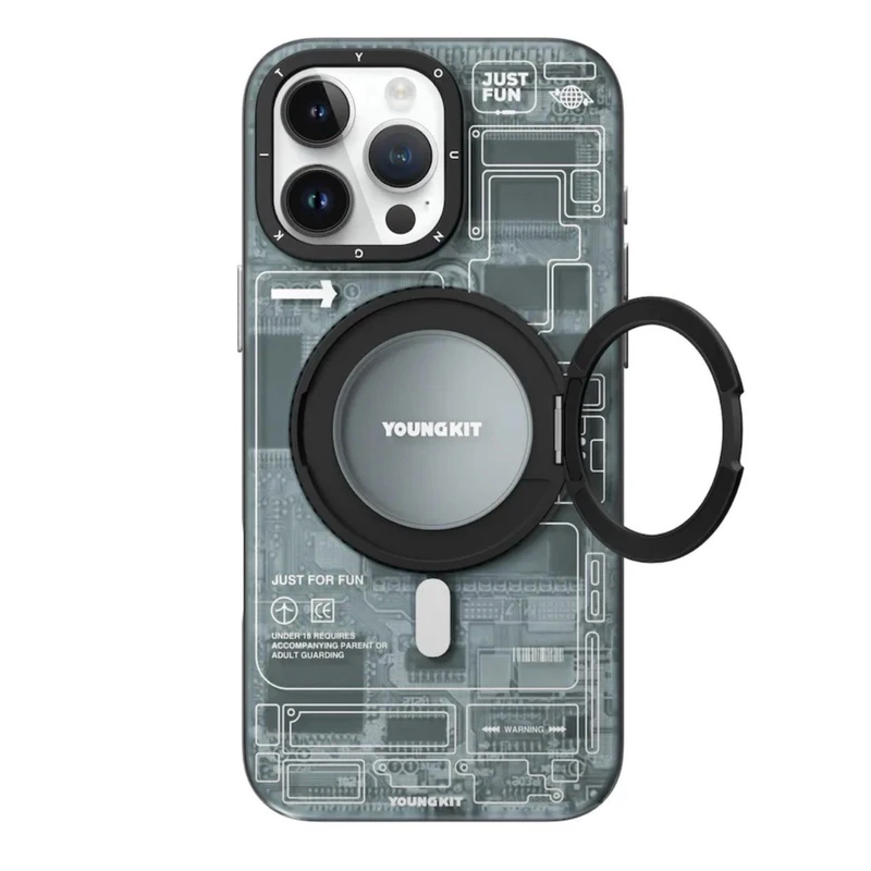 کاور یانگ کیت مدل cyberpunk 360 مناسب برای گوشی موبایل اپل iPhone 16 Pro max