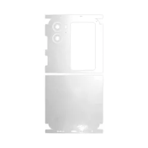 MAHOOT Metallic-White-FullSkin Cover Sticker for Oppo Find N2 Flip