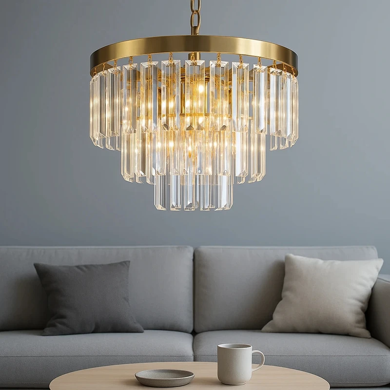 لوستر 6 شعله شاهان تک مدل SAHA40