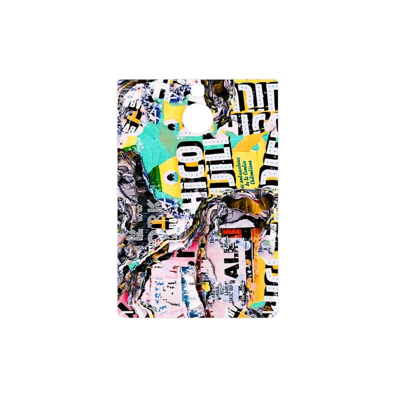 برچسب پوششی ماهوت مدل Collage of Teared Paper مناسب برای گوشی موبایل بلک بری Passport Silver Edition