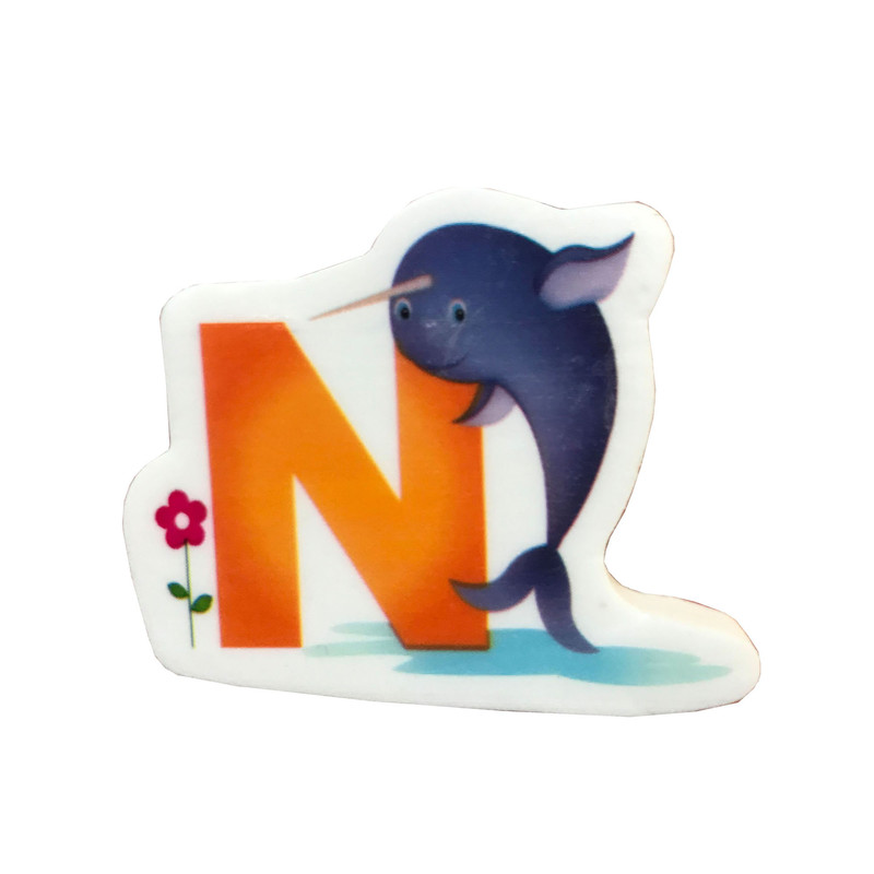 پاک کن طرح الفبای انگلیسی مدل N1