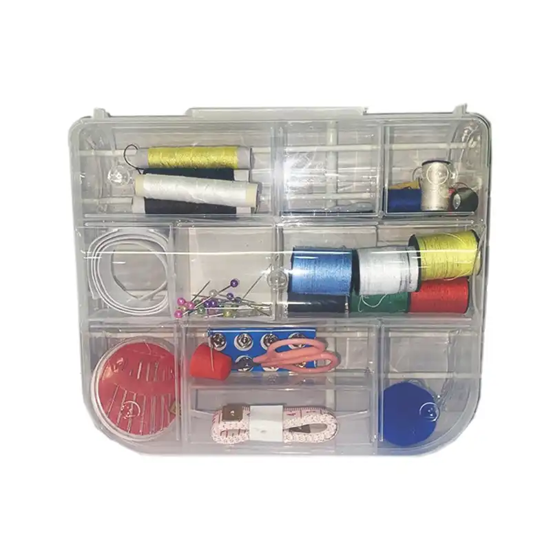 جعبه نخ و سوزن مدل مسافرتی کد PAH100 بسته 100 عددی