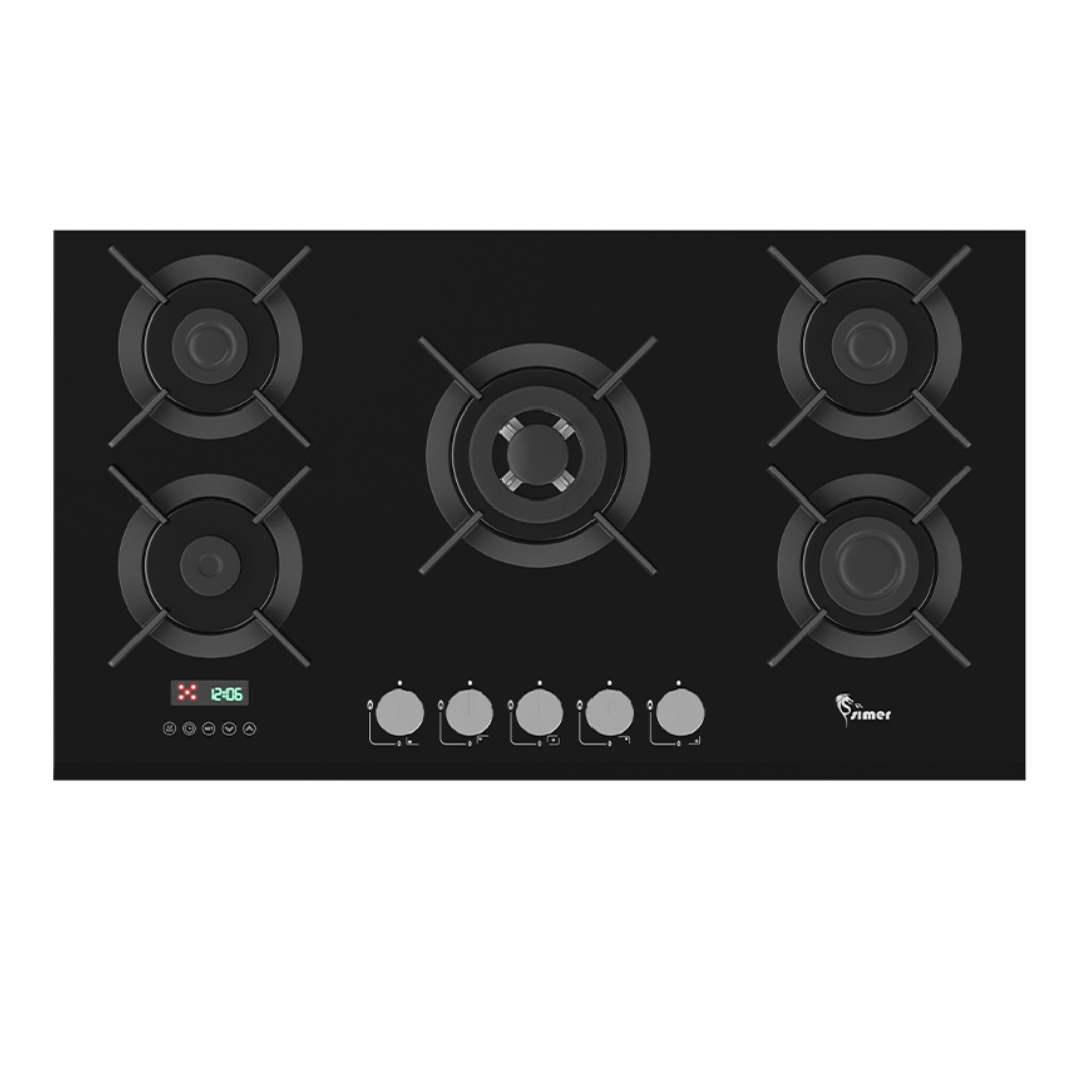 اجاق گاز صفحه‌ای پنج شعله سیمر مدل G 582-TD