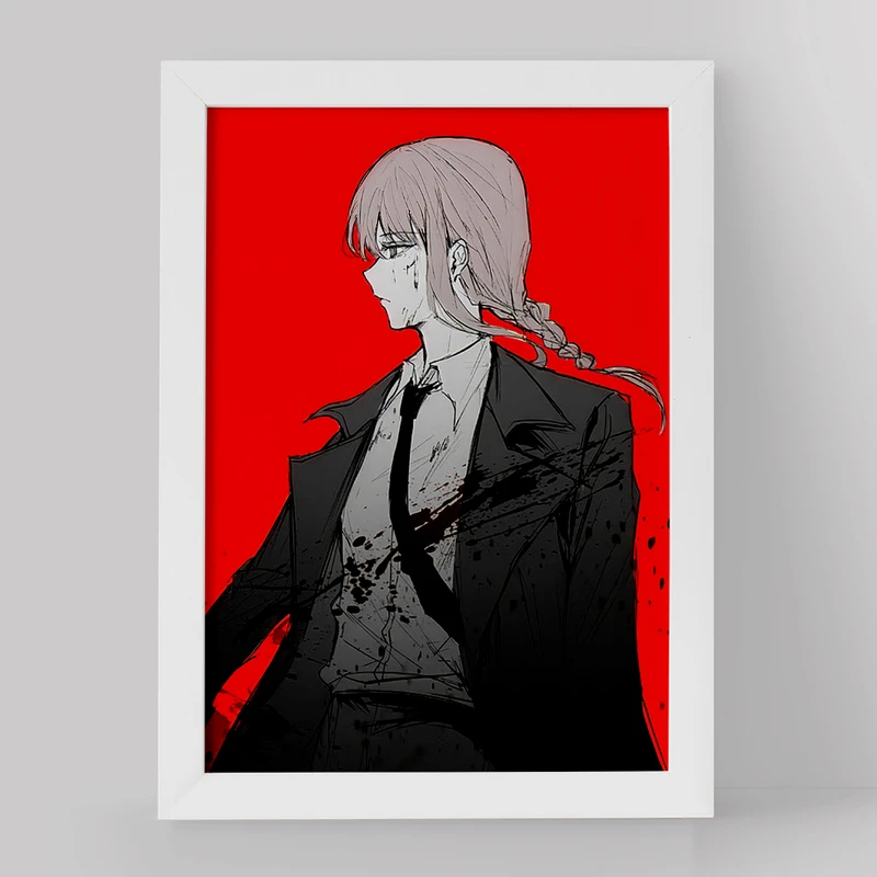 تابلو خندالو مدل ماکیما انیمه مرد اره ای کد 17991 