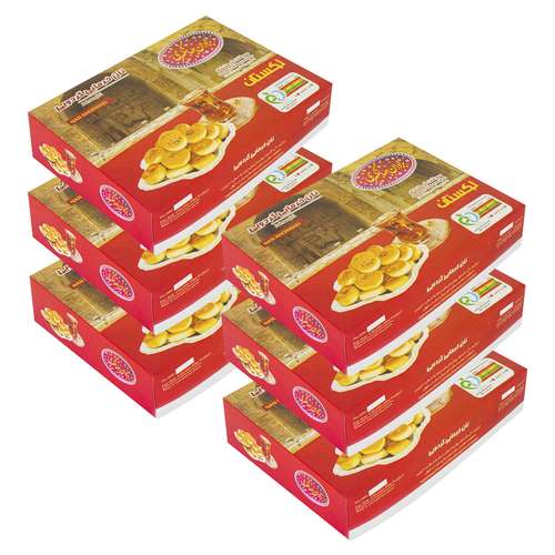 نان خرمایی گردویی ویژه لکستان - 550 گرم مجموعه 6 عددی