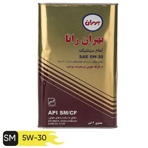 روغن موتور خودرو بهران مدل Rana SAE چهار لیتری 5W-30