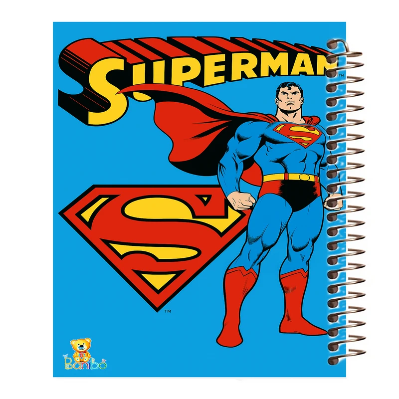دفتر نقاشی 50 برگ بانیبو مدل سوپرمن  کد 1137