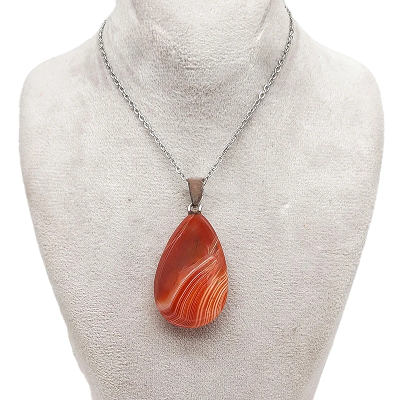 گردنبند دخترانه طرح عقیق کد 11-209