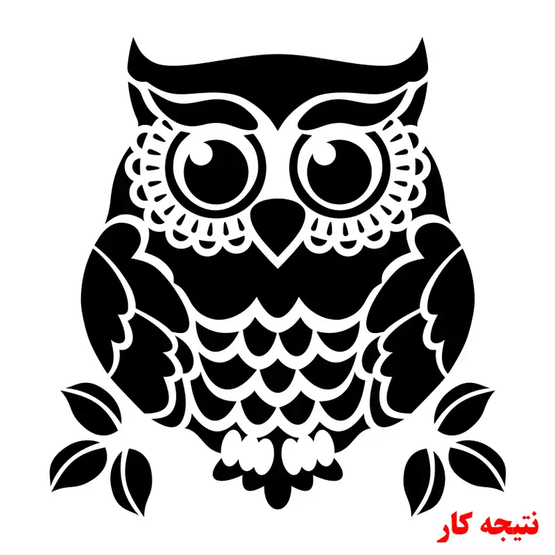 شابلون مدل جغد کد SP349-2