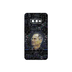 MAHOOT Collage of Steve Jobs 2 Cover Sticker for Samsung Galaxy S10e