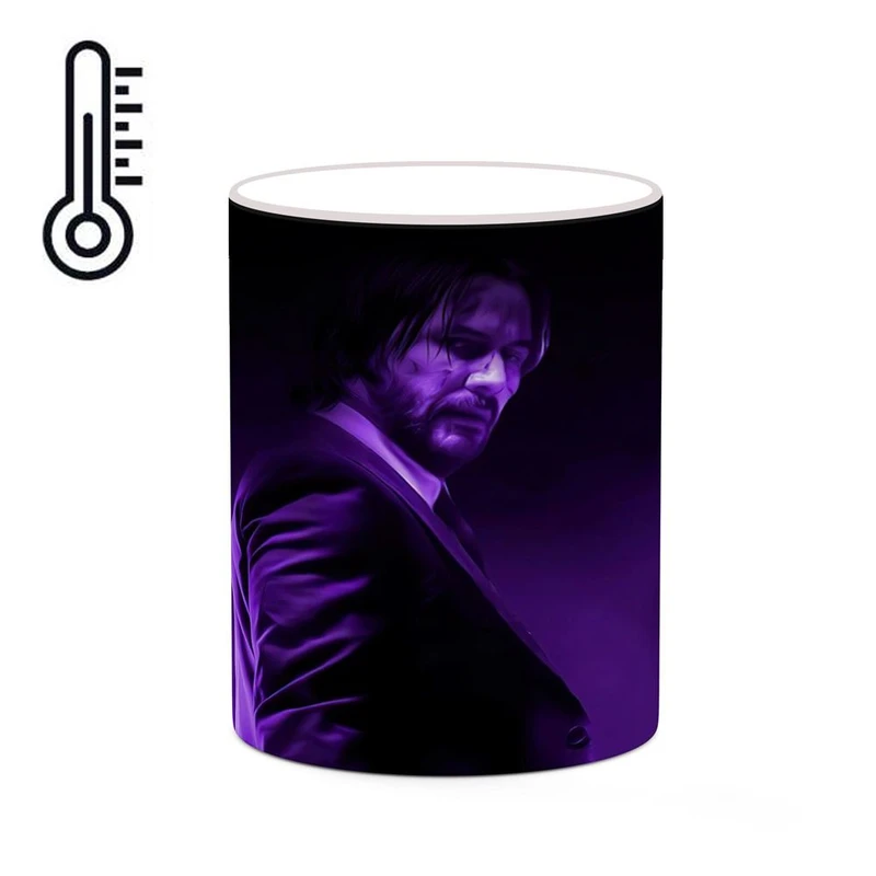 ماگ حرارتی کاکتی طرح جان ویک john wick 4 مدل mgh26454