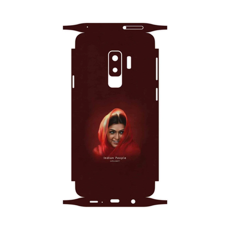 برچسب پوششی ماهوت مدل Portrait of an Indian Woman-FullSkin مناسب برای گوشی موبایل سامسونگ Galaxy S9 Plus