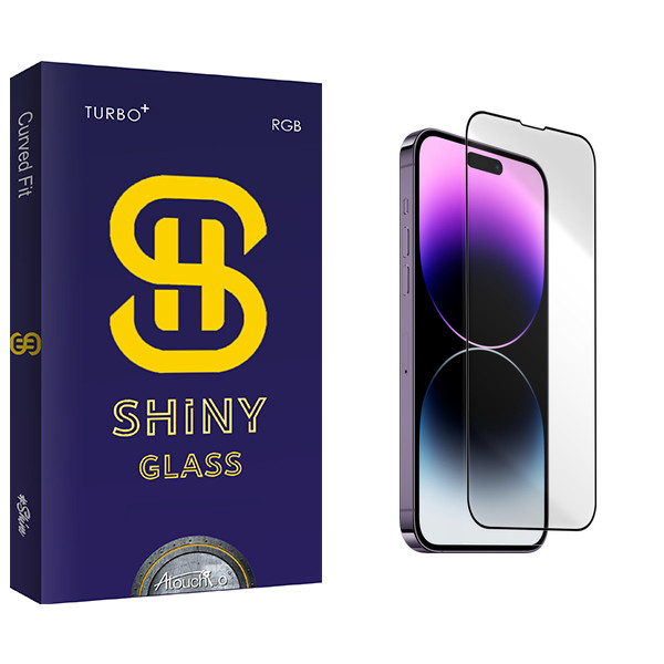 محافظ صفحه نمایش شیشه ای آتوچبو مدل Shiny مناسب برای گوشی موبایل اپل iPhone 14 pro