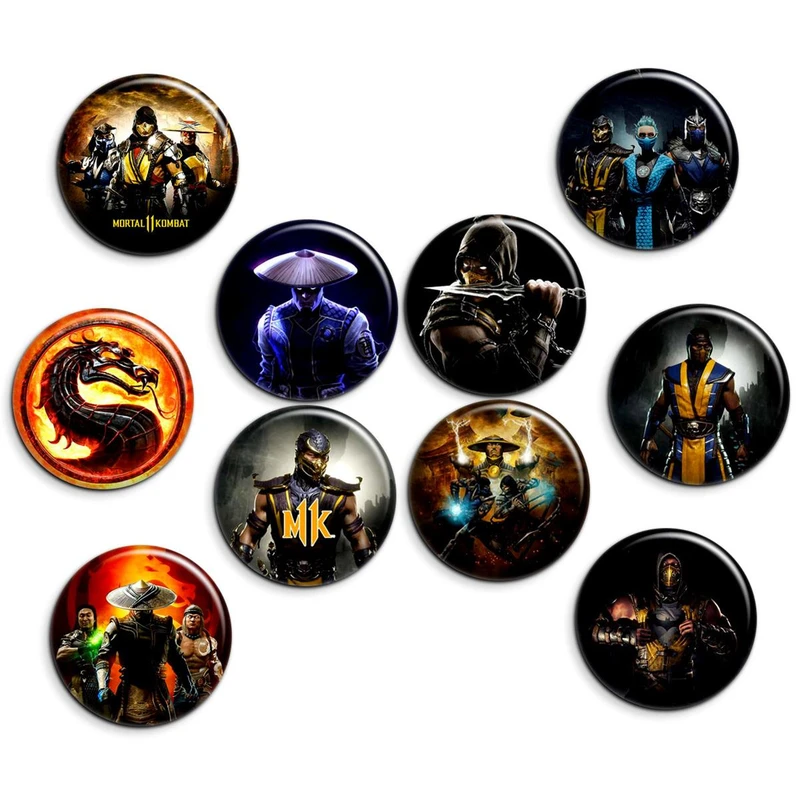 پیکسل پرمانه طرح مورتال کامبت کد pmg.7520 مجموعه 10 عددی