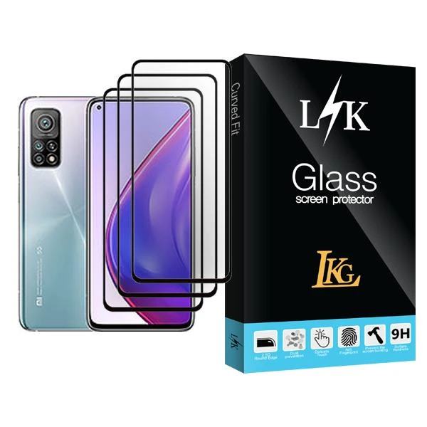 محافظ صفحه نمایش ال کا جی مدل LK Glass MIX003 مناسب برای گوشی موبایل شیائومی Mi 10T Pro 5G بسته سه عددی