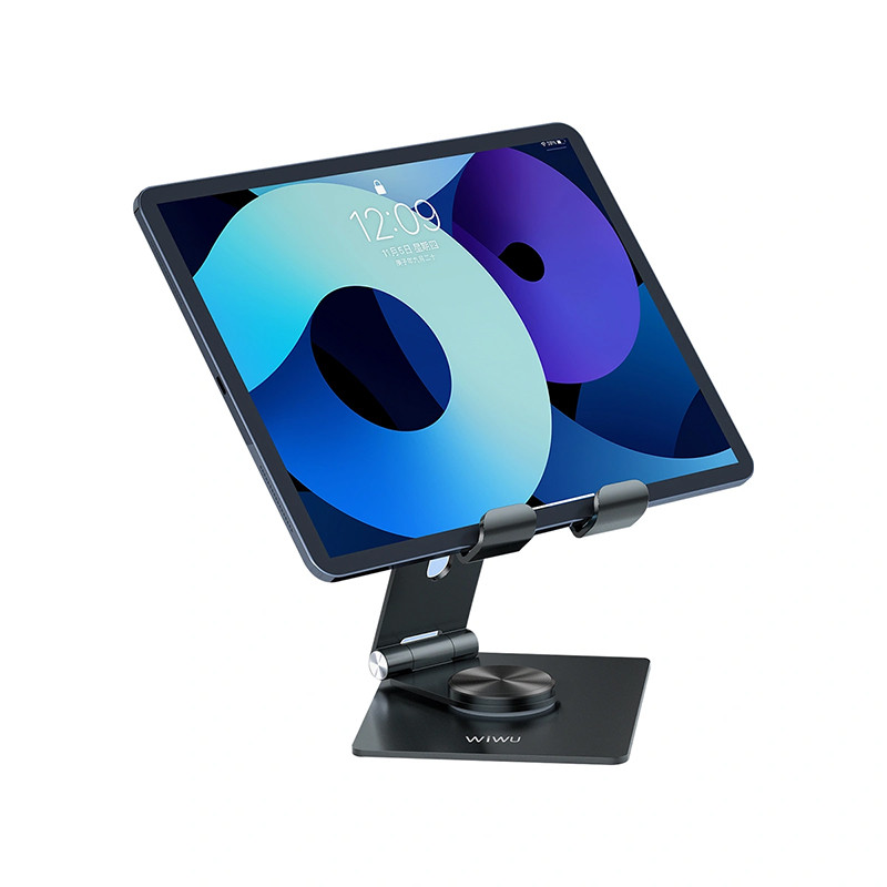 پایه نگهدارنده تبلت و گوشی موبایل ویوو مدل wiwu ZM106 Desktop Rotation Stand  For Tablet up to 12.9 inch
