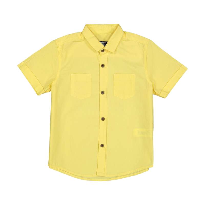 پیراهن پسرانه ال سی وایکیکی مدل 0S0546Z4-FXD-PASTELYELLOW
