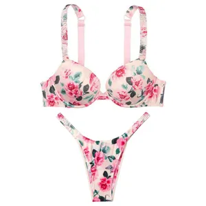 ست شورت و سوتین زنانه مدل نگین دار